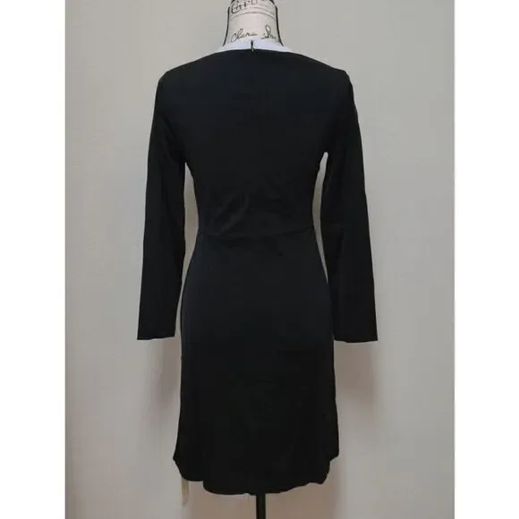 NWT Retro Vintage Pinup 1940s 1950s Classy Elegant Modest Button Bow Dress L - Picture 7 of 13